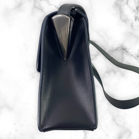 【良品】BALENCIAGA バレンシアガ ショルダーバッグ ハンドバッグ ミニトラペーズ マイヨン 2way ストラップ付き