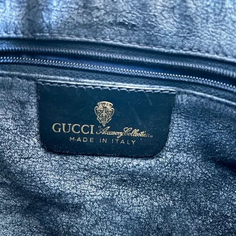 【良品】GUCCI ショルダーバッグ シェリーライン GG柄 ハーフムーン