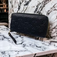 【美品】LOUIS VUITTON ルイヴィトン 長財布 モノグラム アンプラント ジッピーウォレット