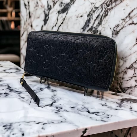 【美品】LOUIS VUITTON ルイヴィトン 長財布 モノグラム アンプラント ジッピーウォレット