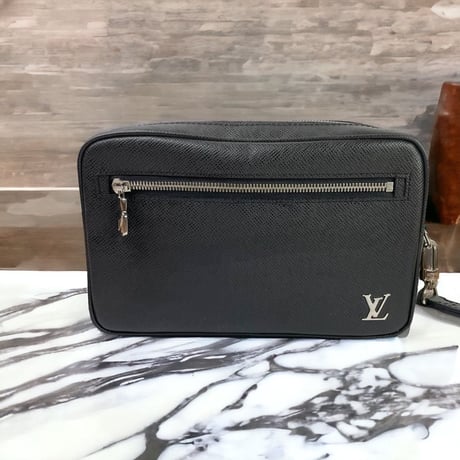【美品】LOUIS VUITTON ルイヴィトン セカンドバッグ ポシェット カサイ ブラック ノワール