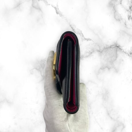 【美品】LOUIS VUITTON ルイヴィトン 3つ折り財布 ポルトフォイユ ポンヌフ コンパクト スムースカーフレザー