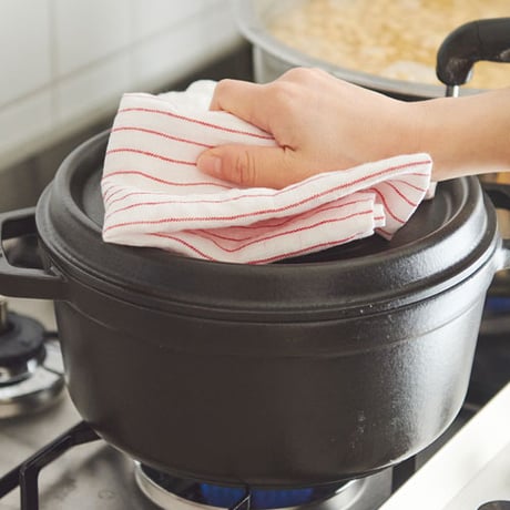 【訳あり特価】リネンキッチンクロスkwiaty2枚セット