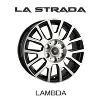 『ホイール4本セット』LA STRADA TIRADO LAMBDA 17×7.0J 6H 130 ブラックポリッシュ ティラード ラムダ トヨタ グランエース専用 LTL770U55BPT