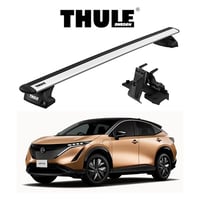 日産 ニッサン アリア R4/3～ ダイレクトルーフレール付車 ウィングバー EVO ルーフラック 『車種別セット』THULE Base carriers （スーリーベースキャリア）