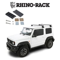 スズキ ジムニー シエラ JB74 RHINO RACK （ライノラック）VORTEX RL110 BLACK 2 BAR ROOF RACK（ボルテックスバー ブラック ）JA2491