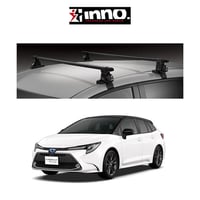 トヨタ カローラツーリング ルーフレール無し車 R1/9～ スクエアベース 『車種別セット』INNO （イノーベースキャリア） キャリアラック パーツ