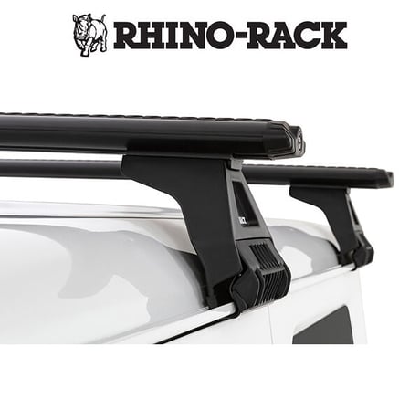 スズキ ジムニー シエラ JB74 RHINO RACK （ライノラック）VORTEX RL110 BLACK 2 BAR ROOF RACK（ボルテックスバー ブラック ）JA2491