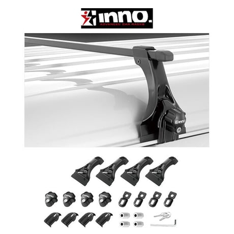 ダイハツ アトレー DAIHATSU ATRAI （デッキバン 含む） ルーフラック 『車種別セット』INNO イノー システムキャリア スクエアベース アウトドア
