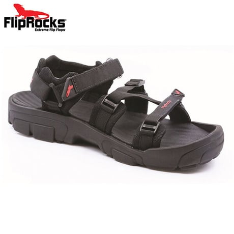 FlipRocks（フリップロックス） アルティメットサンダル ブラック 25cm～30cm アウトドアサンダル スポーツサンダル トレッキングシューズ