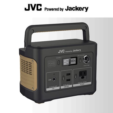 JVC JACKERY （ジャックリー） 大容量 ポータブル電源 コンパクトモデル 375Wh AC出力200W キャンプ アウトドア 防災