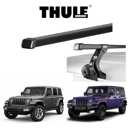ジープ ラングラー JL/JK JEEP WRANGLER ルーフラック 『車種別セット』THULE Base carriers （スーリーベースキャリア） スクエアバー キャリアラック