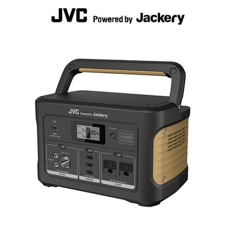 JVC JACKERY （ジャックリー） 大容量 ポータブル電源 スタンダードモデル 626Wh AC出力500W キャンプ アウトドア 防災