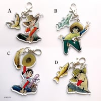 釣りキチ三平　お魚付きアクリルキーホルダー【全4種】