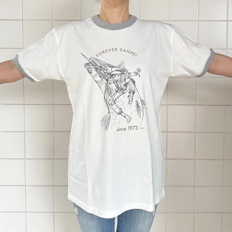 釣りキチ三平　Tシャツ　B.Forever SANPEI