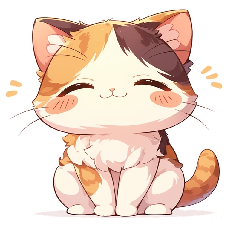 じゃれねこチャンとハート　ヘアクリップ　ミケ猫 じゃれねこチャンとハート ヘアクリップ ミケ猫