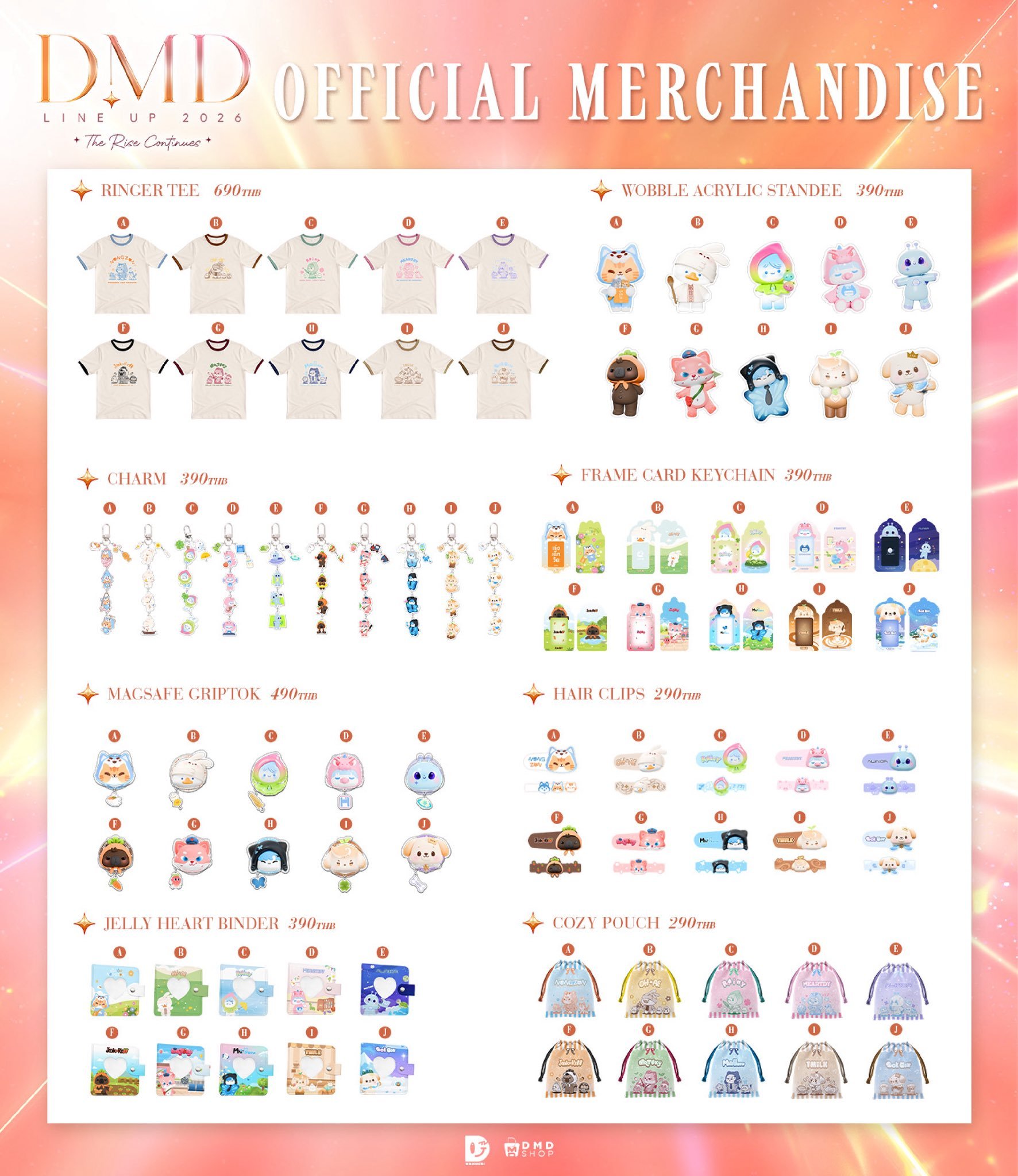 DMD LINEUP セルフカード　maxnat original