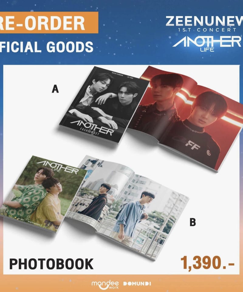 ZeeNuNew様 1st コンサート「ANOTHER LIFE」PHOTOBOOK | TH...
