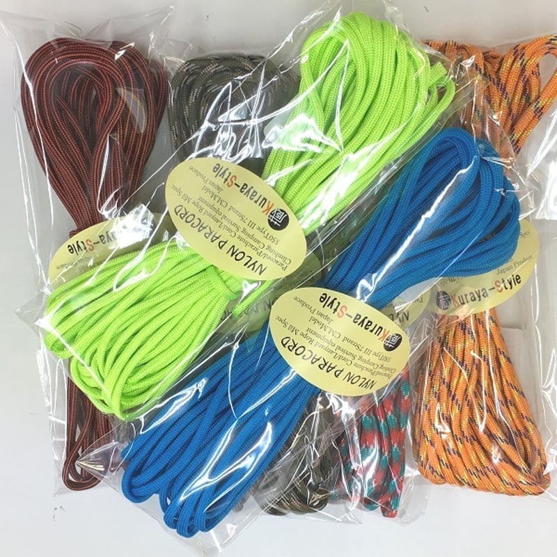 パラコードリードハーフチョークパステルレインボーNo.0176