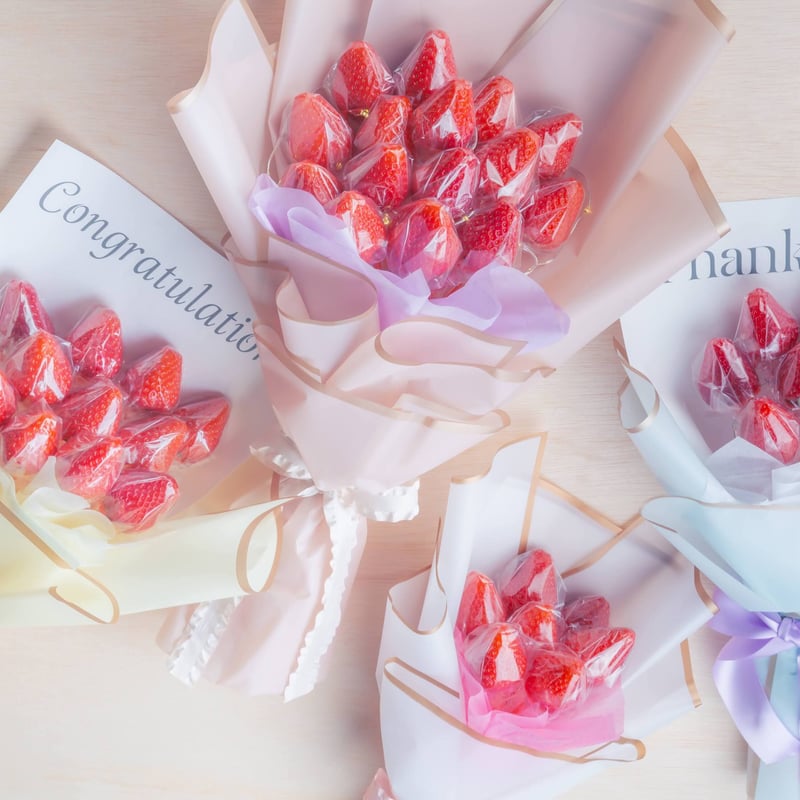 LED:L size】ストロベリーブーケ | Nstrawberrybouquet