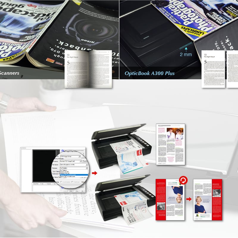 ブックスキャナー OpticBook A300 Plus | AUG SHOP