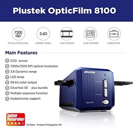 フィルムスキャナー Plustek OpticFilm8100