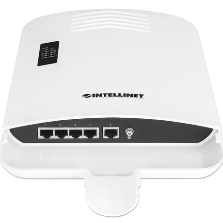 Intellinet 屋外用 PoE給電5ポート ギガビットスイッチ / 4ポートPoE+エクステンダー