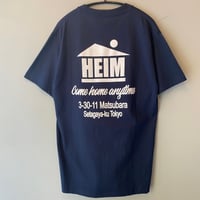 HEIM ORIGNAL LOGO S/S tee NVY