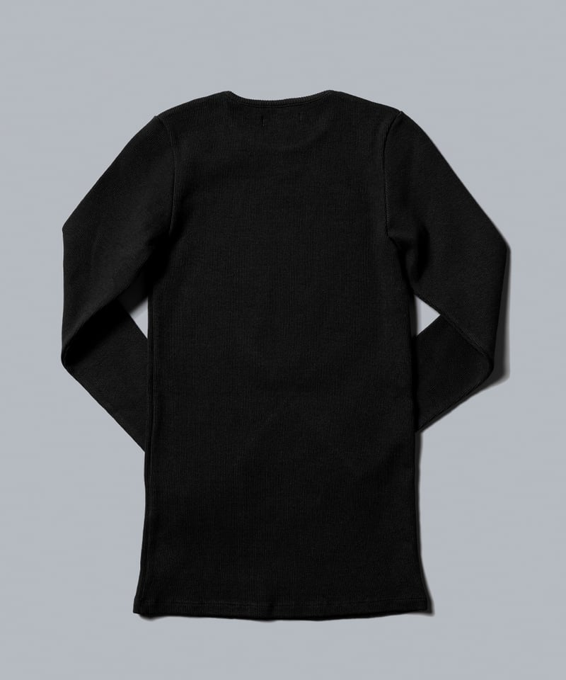 LONG SLEEVE TEE(BLACK) | A.MARU