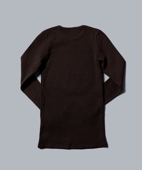 LONG SLEEVE TEE(DARK BROWN)
