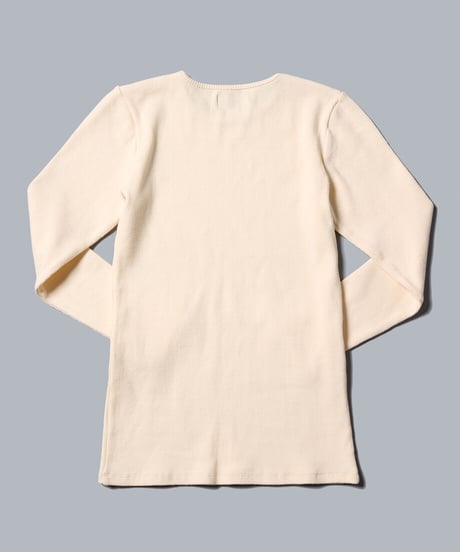 LONG SLEEVE TEE(CREAM)