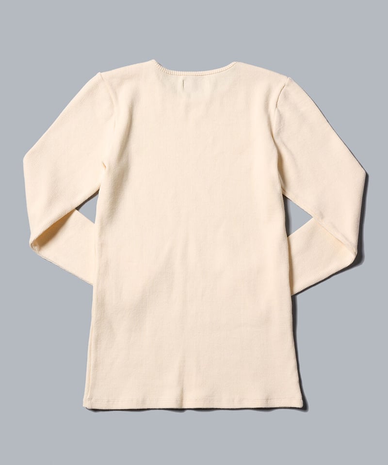 LONG SLEEVE TEE(CREAM) | A.MARU