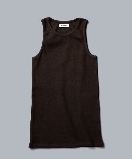 TANK TOP(DARK BROWN)