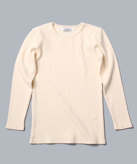 LONG SLEEVE TEE(CREAM)