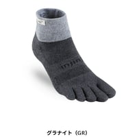 injinji/ウィメンズトレイルミッドウェイトミニクルー グラナイト