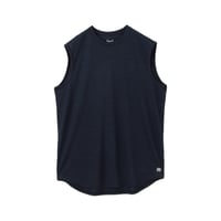 SN JP 140 Active Sleeveless Jet Black Melange/ユニセックス JP 140 アクティブ スリーブレス ジェットブラックメランジ