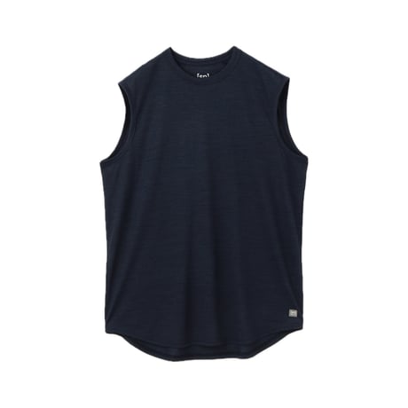 SN JP 140 Active Sleeveless Jet Black Melange/ユニセックス JP 140 アクティブ スリーブレス ジェットブラックメランジ