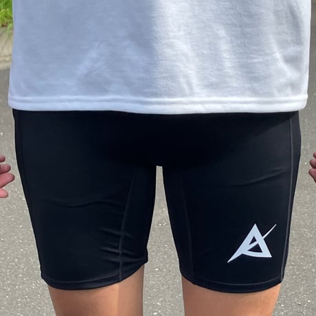 2 in 1 Multi Pocket Pro Tights Unisex For Road Running Black