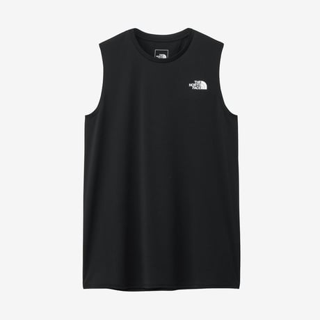 THE NORTH FACE S/L GTD MELANGE CR Womans K Black／ザノースフェイススリーブレスGTDメランジクルーウィメンズブラック