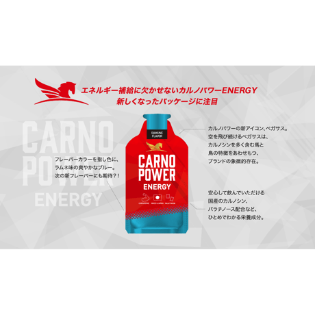 CARNO POWER ENERGY RAMUNE Flavor/カルノパワーエナジー ラムネフレーバー(1p)