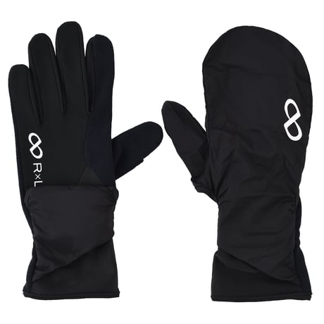 R×L WINDHOOD MULTI GLOVE BLACK/アールエル ウインドフード付マルチグローブ ブラック