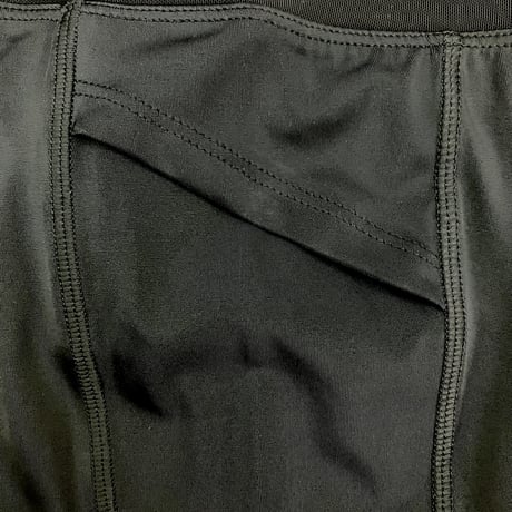2 in 1 Multi Pocket Pro Tights Unisex For Road Running Black