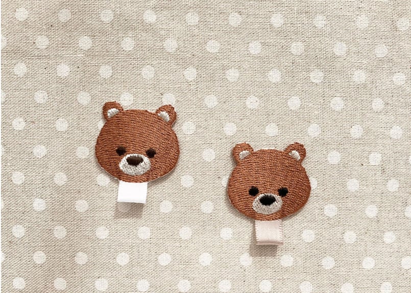 名札付けワッペン くま | FUKAFUKAYA ONLINE STORE