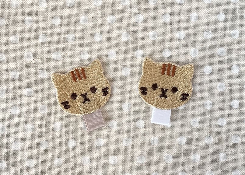 名札付けワッペン ねこ | FUKAFUKAYA ONLINE STORE