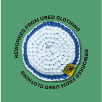 T-thread Coaster White Blue