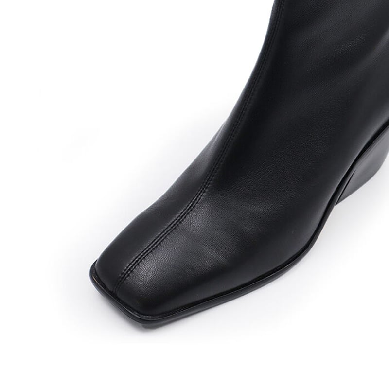 APOMプラットフォームサイドジップブーツ50 （ブラック） アポム APOM プラットフォームサイドジップブーツ50 （ブラック