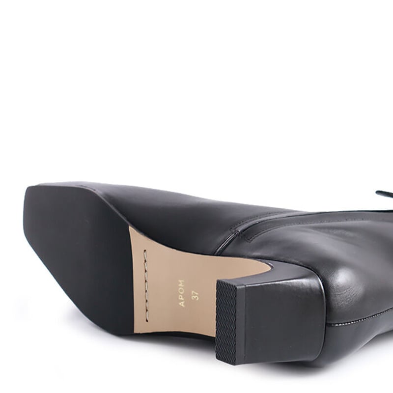 APOMプラットフォームサイドジップブーツ50 （ブラック） アポム APOM プラットフォームサイドジップブーツ50 （ブラック