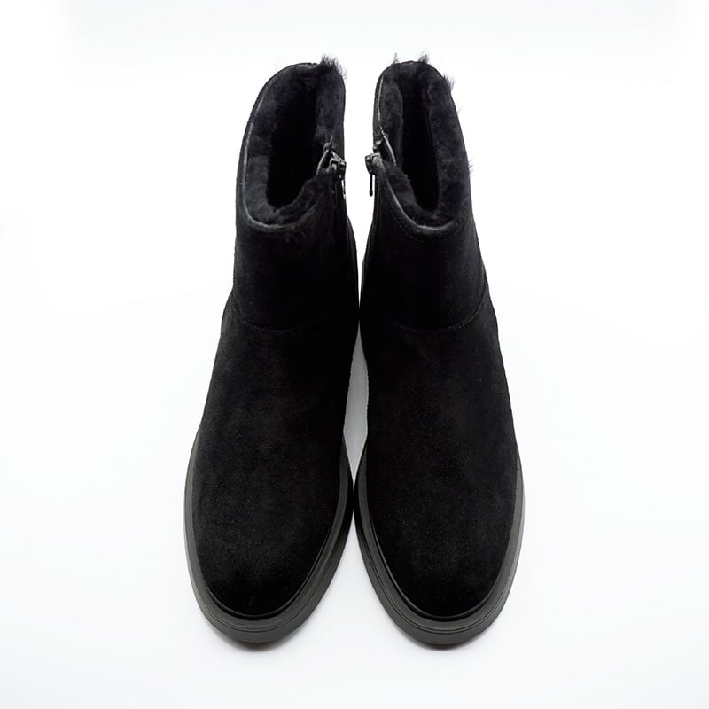 ウォータープルーフムートンブーツ 45 ブラックスエード｜APOM335