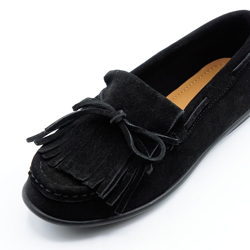黒 スエード モカシン 編みひも付き 黒 スエード モカシン 編みひも付き 黒 スエード モカシン 編みひも