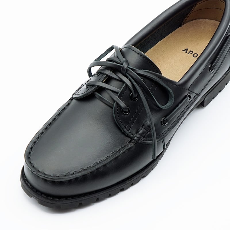 デッキシューズ 25 ブラック｜APOM344 BL | APOM ONLINE STORE